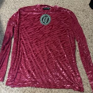 NWT velvet shirt size large soo cute!